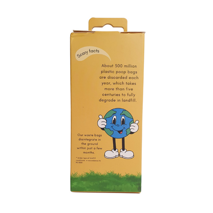 120 Bags - Strong, leak-proof dog waste bags with tie handles